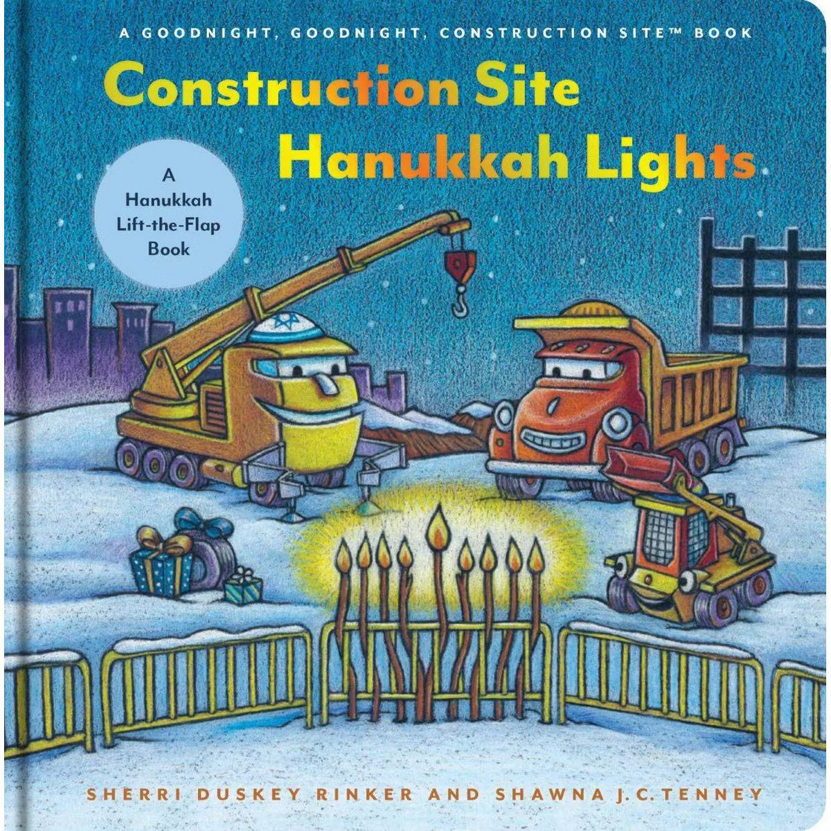 Construction Site Hanukkah Lights - by Sherri Duskey Rinker (Board Book) | Target