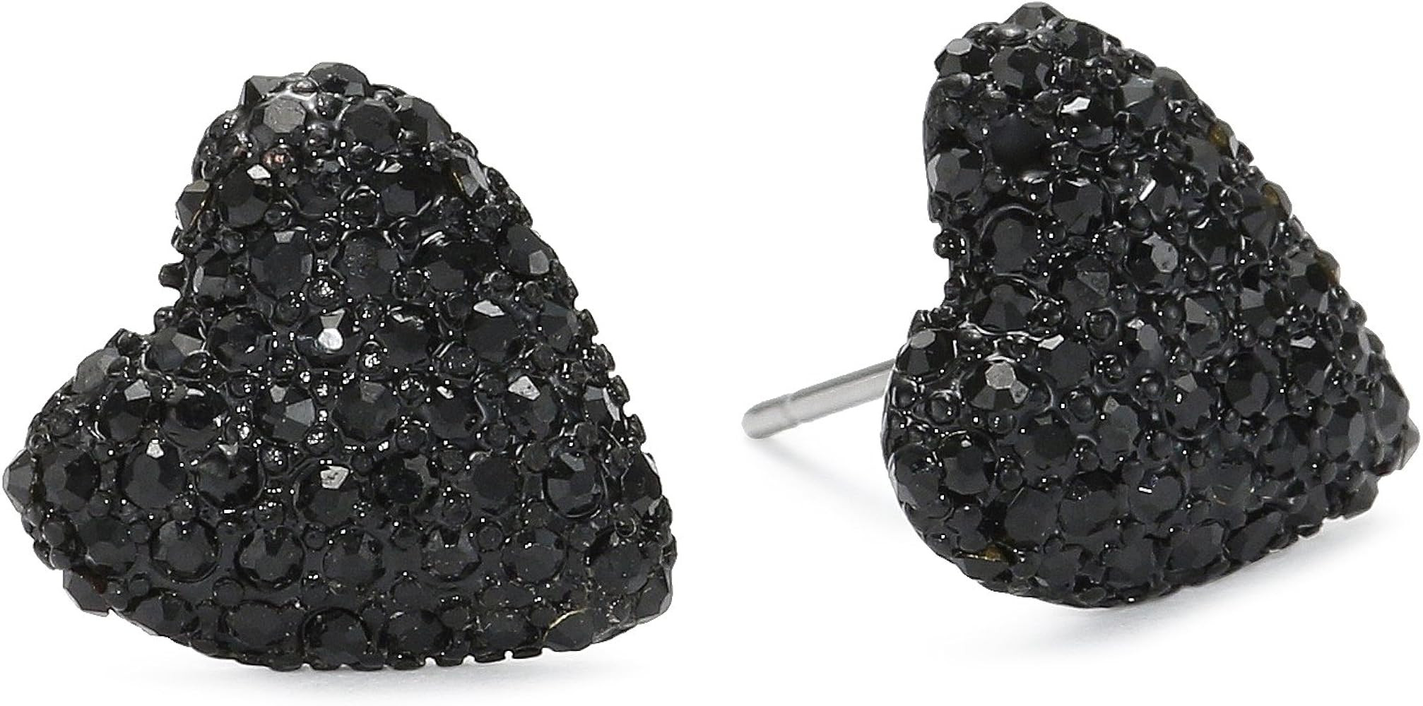 Betsey Johnson Heart Stud Earrings | Amazon (US)