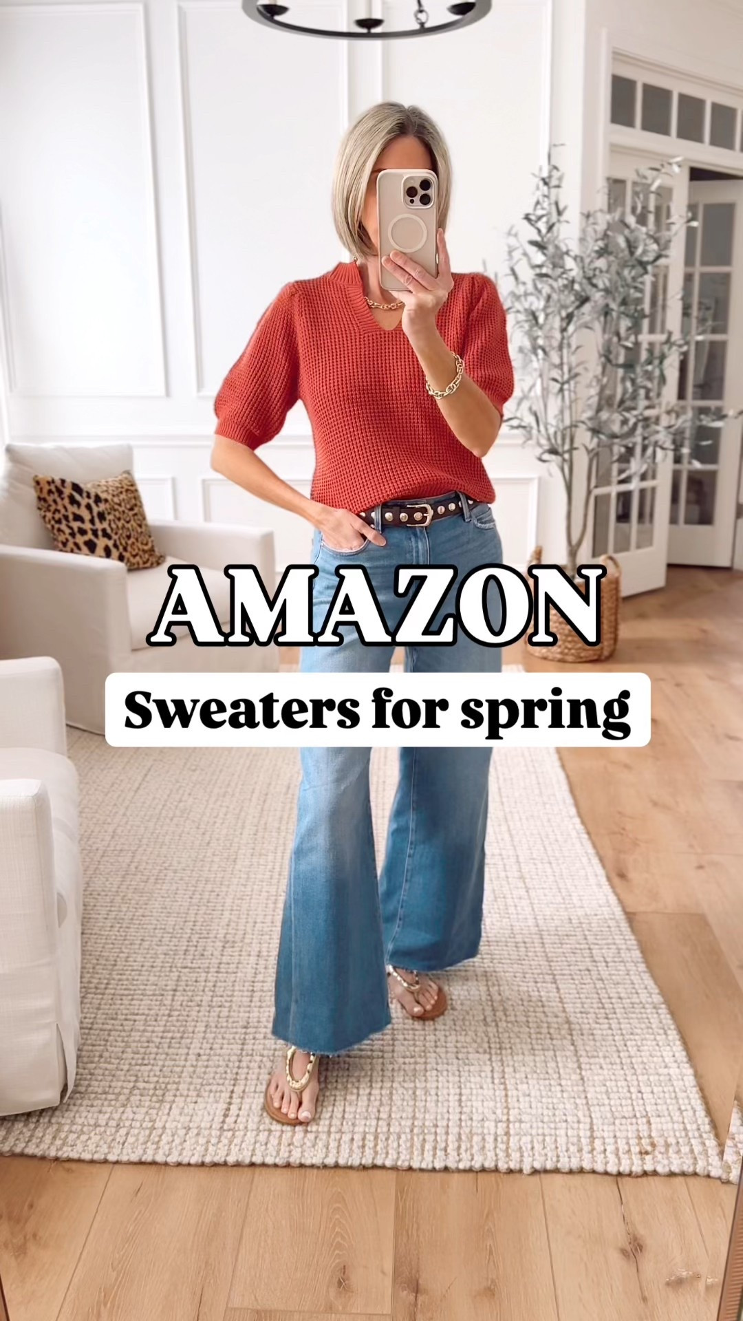 Another new Amazon favorite! This crochet top is so cute and perfect for spring. Available in other colors - wearing a small 
Wide leg jeans are definitely a splurge but so worth it! Linked a similar pair as well

#LTKootd #LTKOver40 #LTKSaleAlert