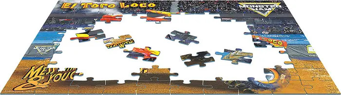 Monster Jam Puzzle & Lunch Box El Toro Loco, 100Piece Jigsaw, 5+ | Nordstrom