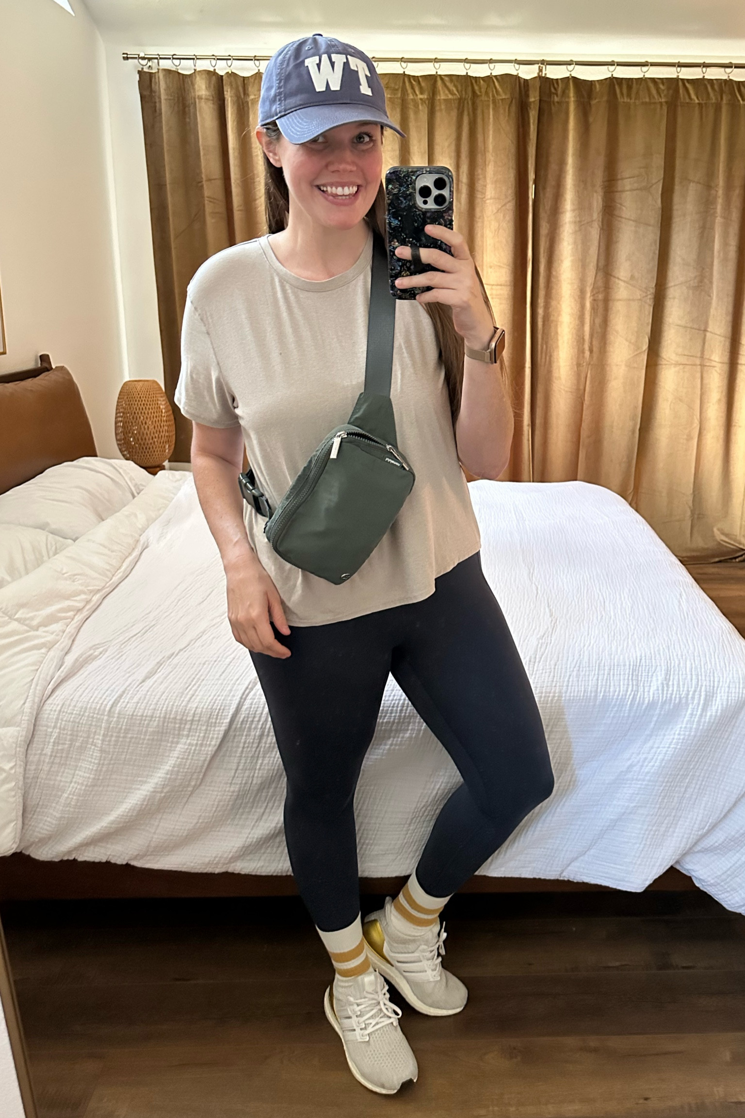 Fave leggings (target!) and fave tee (Walmart!)! I have both of these in several colors! Leggings are so soft and smoothing and a great length (I'm 5'8"), and the shirt is the softest one I own and under $7! Linking a cute vest is layer over this, too!
............................
Walmart fashion Walmart look Walmart finds vuori dupe align dupe lululemon dupe target leggings pocket leggings casual outfit travel outfit lululemon belt bag navy leggings crew socks tall socks travel look neutral tee neutral shirt basic tee adidas airport look gym look gym outfit mom uniform midsize outfit midsize fashion fall fashion fall outfit 

#LTKActive #LTKFitness #LTKMidsize