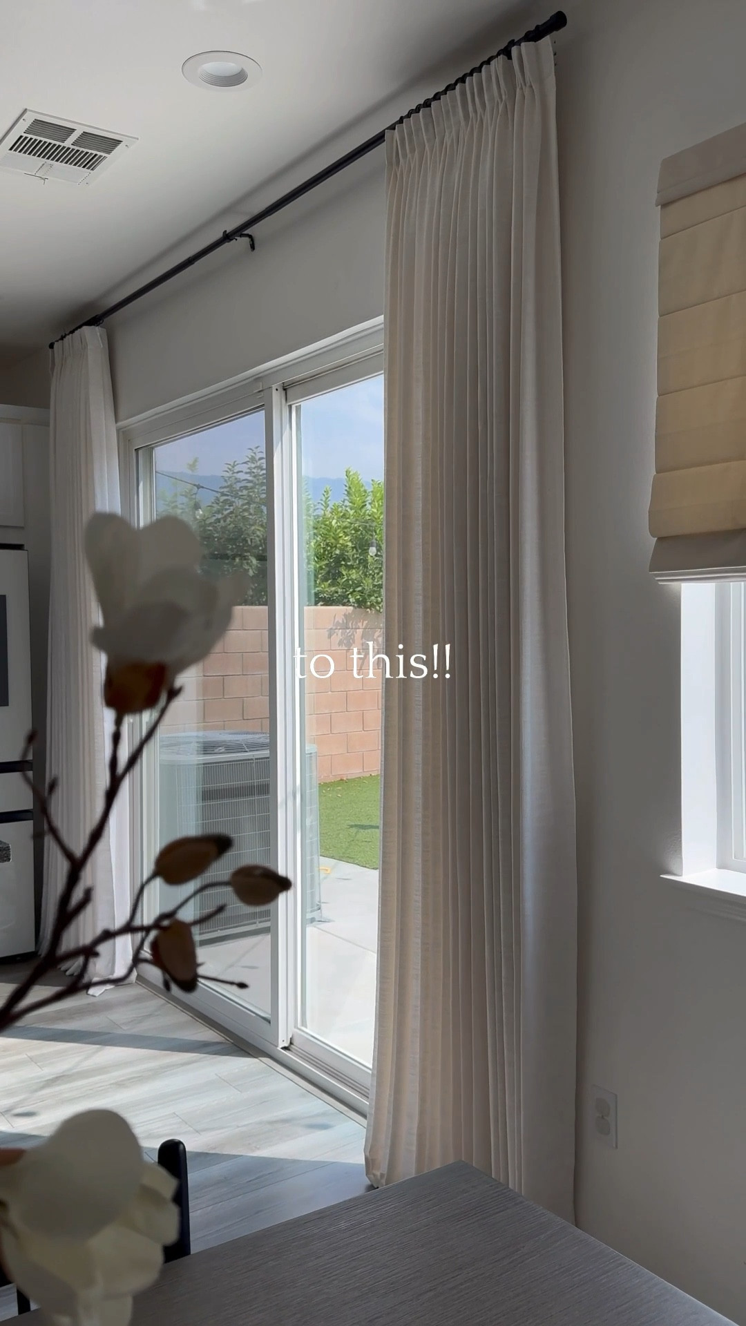 The power of finding the right curtains! 



#bougieonabudget #neutralaesthetic #amazonhome #twopages #organicmodern #ltkhome 

#LTKHome