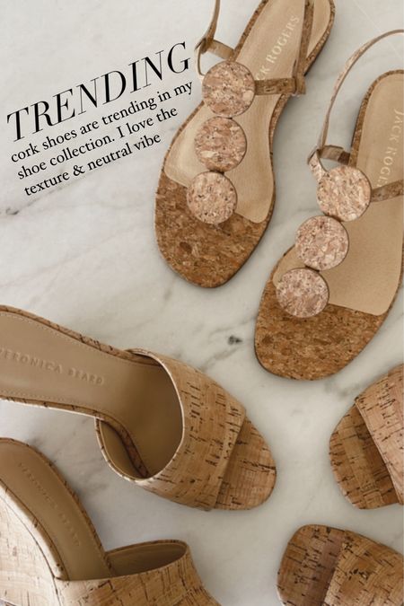 Trending! Cork shoes are trending in my shoe collection. I love the texture and neutral vibe #StylinByAylin #Aylin

#LTKshoecrush #LTKbeauty #LTKstyletip