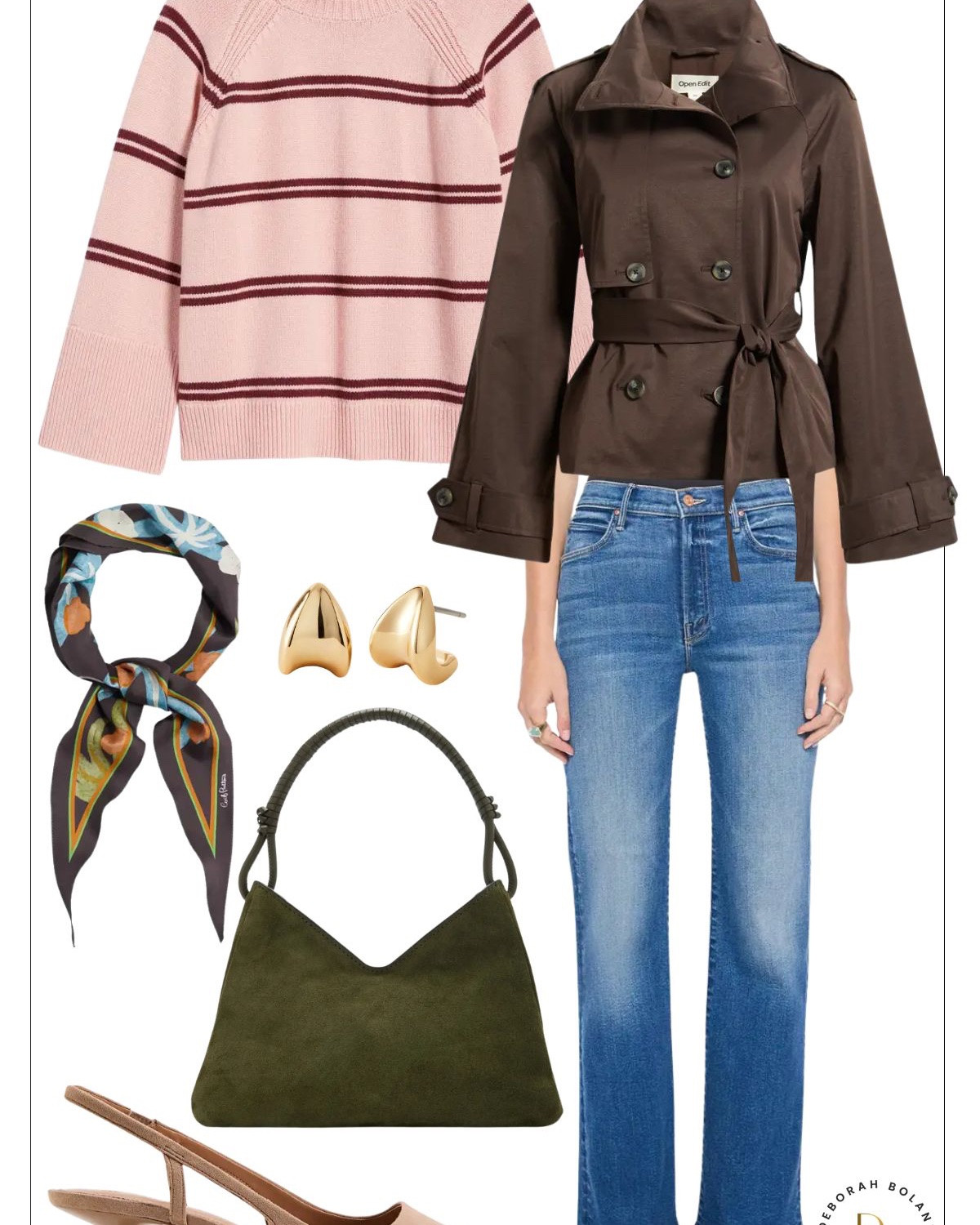 A pink and burgundy striped sweater is such a fun way to add a little color to your fall wardrobe 💗🍂 Rich, cozy, and surprisingly versatile. Four easy ways to style one sweater—which look would you wear first? ✨

#LTKOver40 #LTKSeasonal #LTKSaleAlert