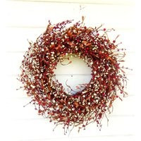 Christmas Wreath-Red & Cream Wreath-Gift For Her-Holiday Door Wreath-Christmas Holiday Home Decor-Winter Wreath-Scented Wreath-Unique Gifts | Etsy (US)