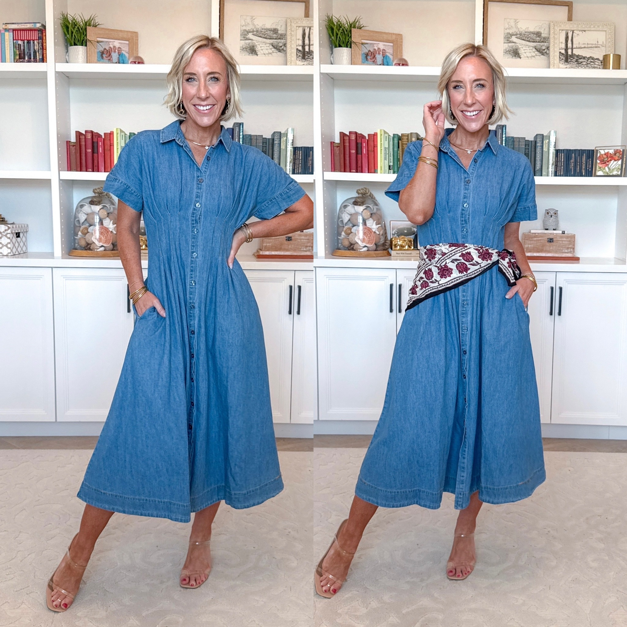 Walmart - more new dresses. Mini Dress w/ Long Balloon Sleeves - size XS. $19.98. 6 colors.

#LTKSeasonal #LTKOver40 #LTKPetite