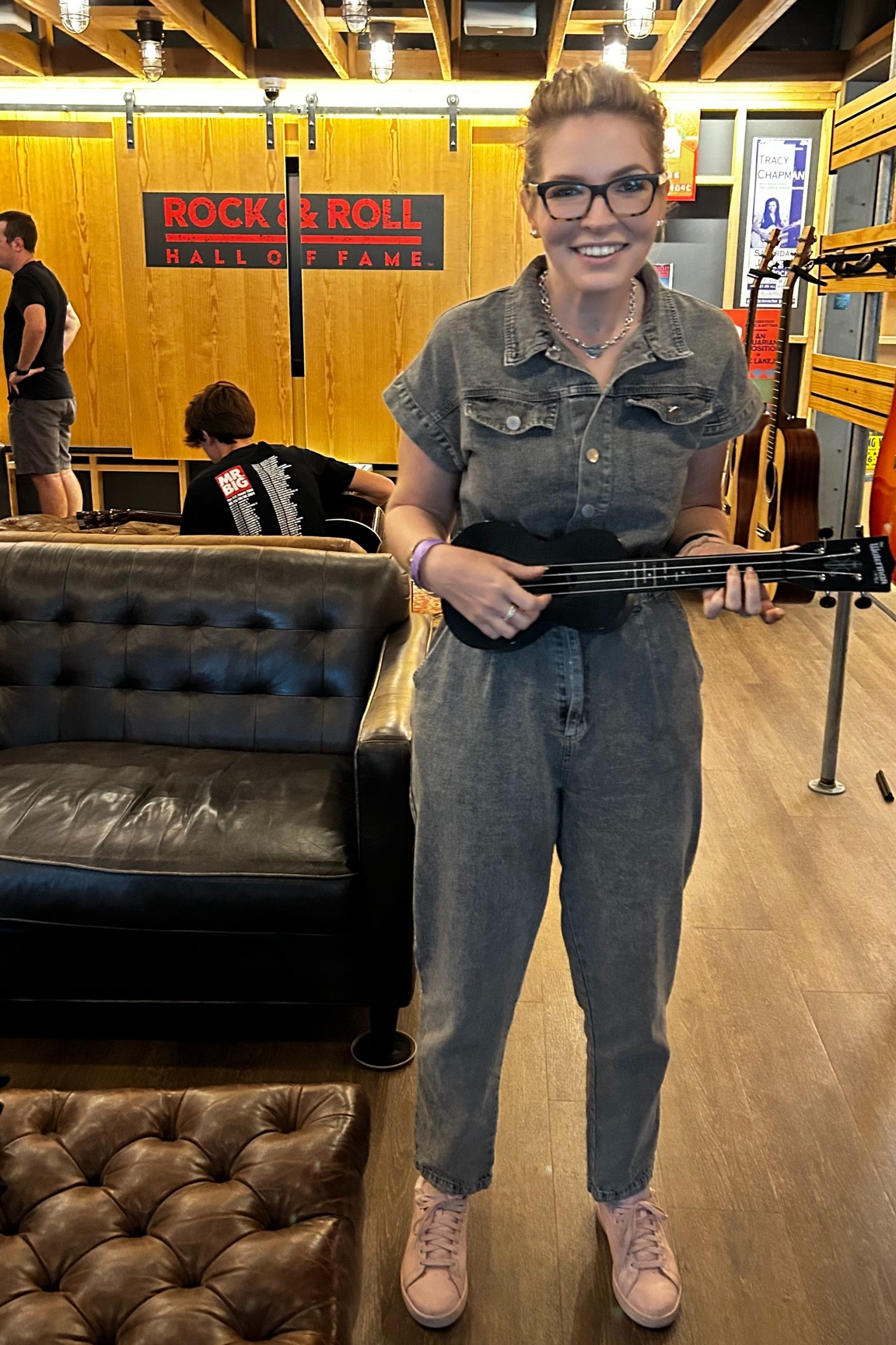 On every trip, I need an easy outfit that can go anywhere and work for any occasion. This denim jumpsuit is one of my favorite options to throw on and be ready for whenever the day leads - it was perfect for the Rock and Roll Hall of Fame, I’m just waiting for my nomination!! Any day now 😂🎙️🎸

#LTKStyleTip #LTKTravel