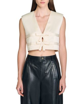 Satin Crop Top | Bloomingdale's (AU)