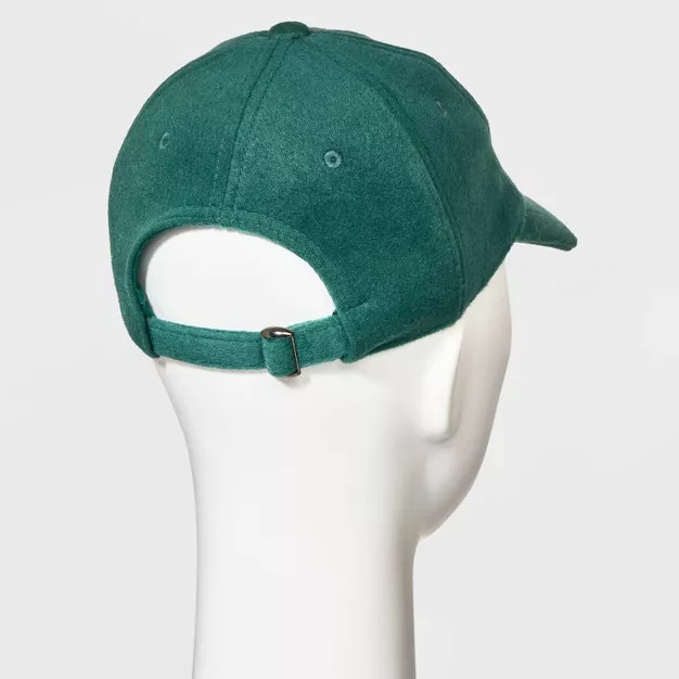 Women's Felt Baseball Hat - A New Day™ Dark Green | Target