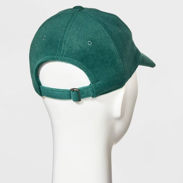 Women&#39;s Felt Baseball Hat - A New Day&#8482; Dark Green | Target