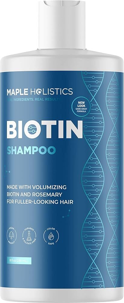 Biotin Hair Shampoo for Thinning Hair - Volumizing Biotin Shampoo for Men and Womens Dry Damaged ... | Amazon (US)