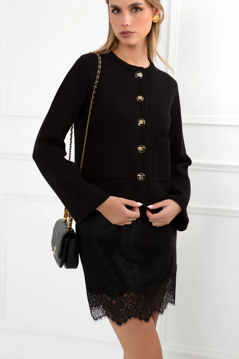 The Julie | Cardigan Black | Sinead Keary