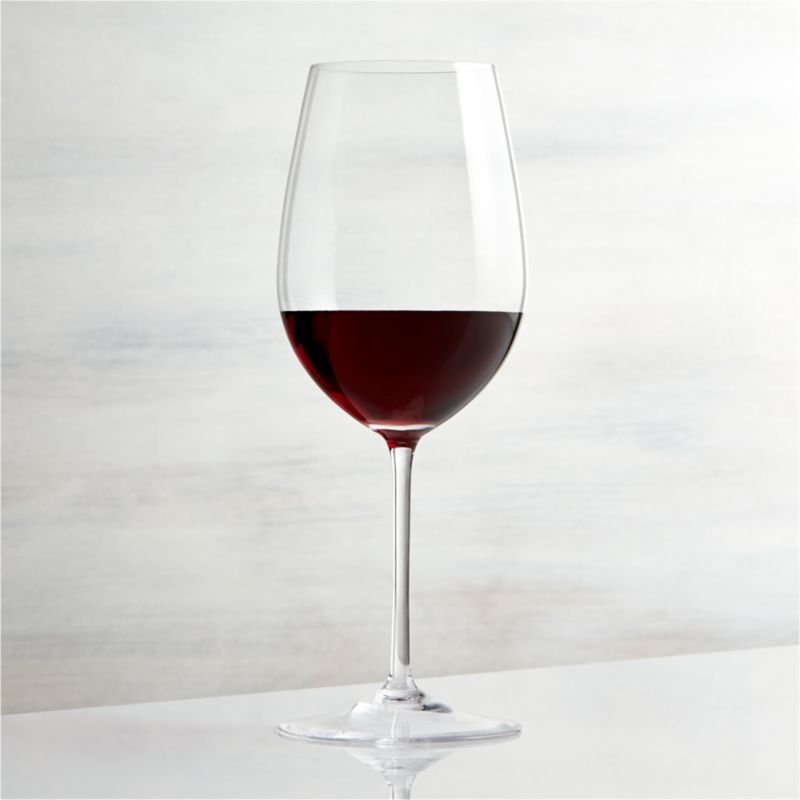 Vineyard 22 oz. Bordeaux Wine Glass + Reviews | Crate and Barrel | Crate & Barrel