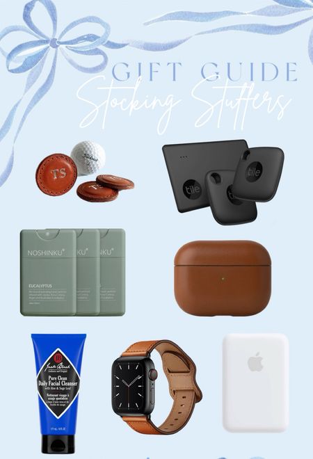 Gift Guide for Him: Stocking Stuffers 

Gift ideas | gift guide | gifts for him | stocking stuffers for him | AirPod case | golf gifts | tech gifts | Christmas gifts | gifts for him | 

#LTKHoliday #LTKGiftGuide #LTKSeasonal