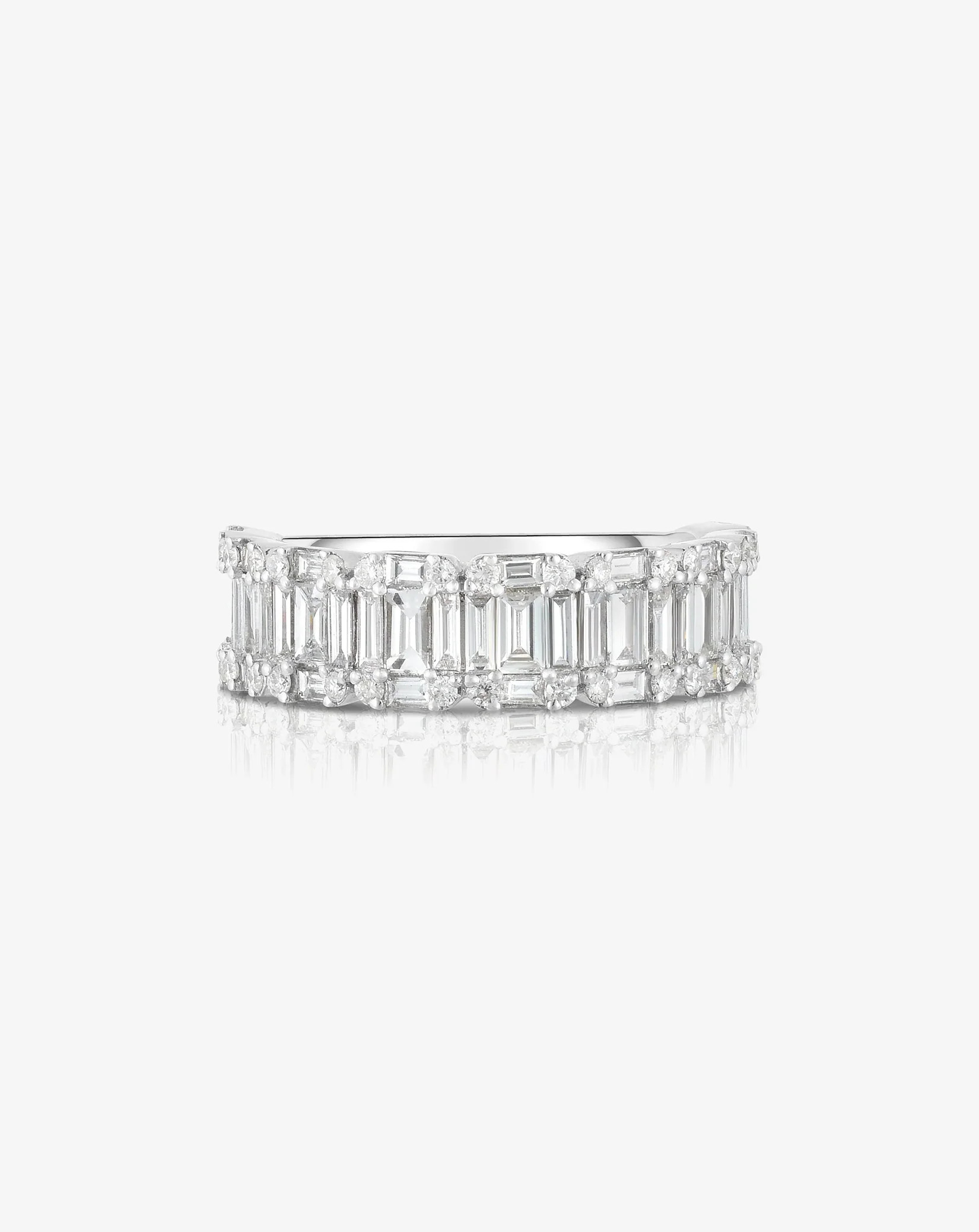 Emerald Illusion Eternity Ring | Ring Concierge
