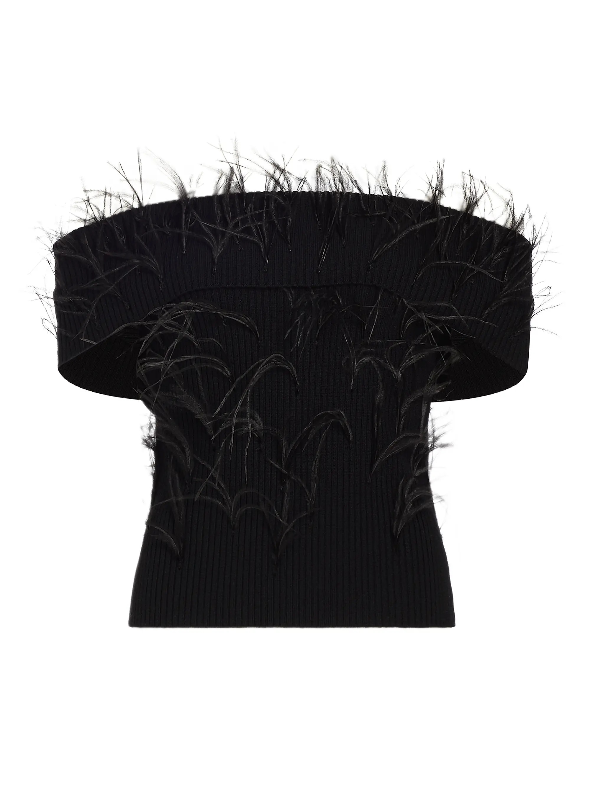 Mindy Off-The-Shoulder Feather Top | Saks Fifth Avenue