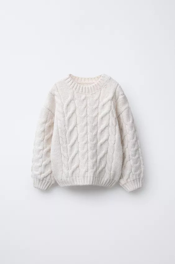 CABLE-KNIT SWEATER | Zara Canada