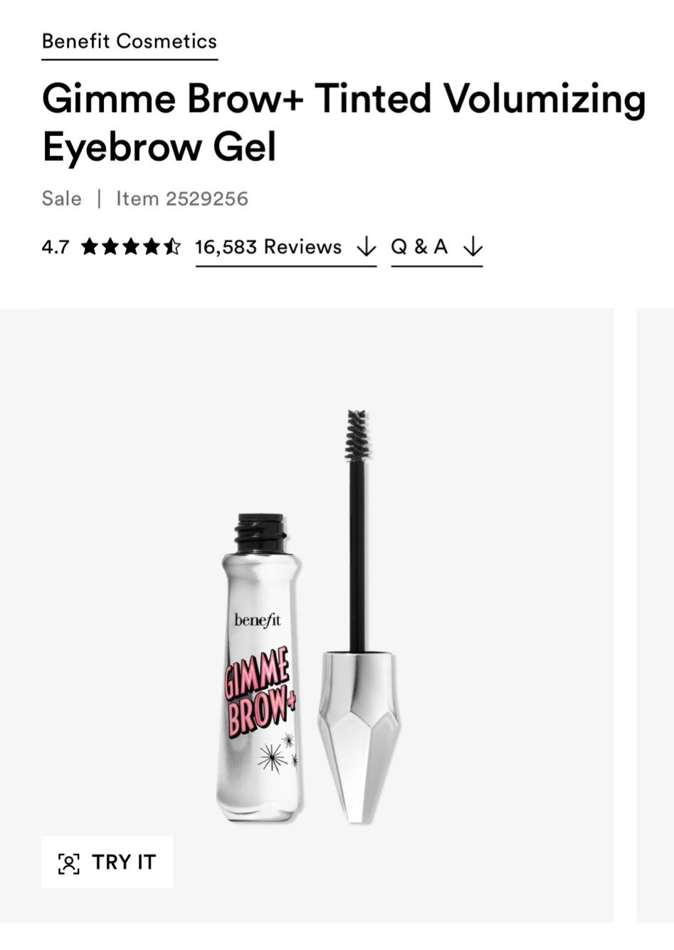 Did someone say Benefit Cosmetics?! My favorite eyebrow gel. I use this constantly 🔥50% OFF

#LTKsalealert #LTKbeauty