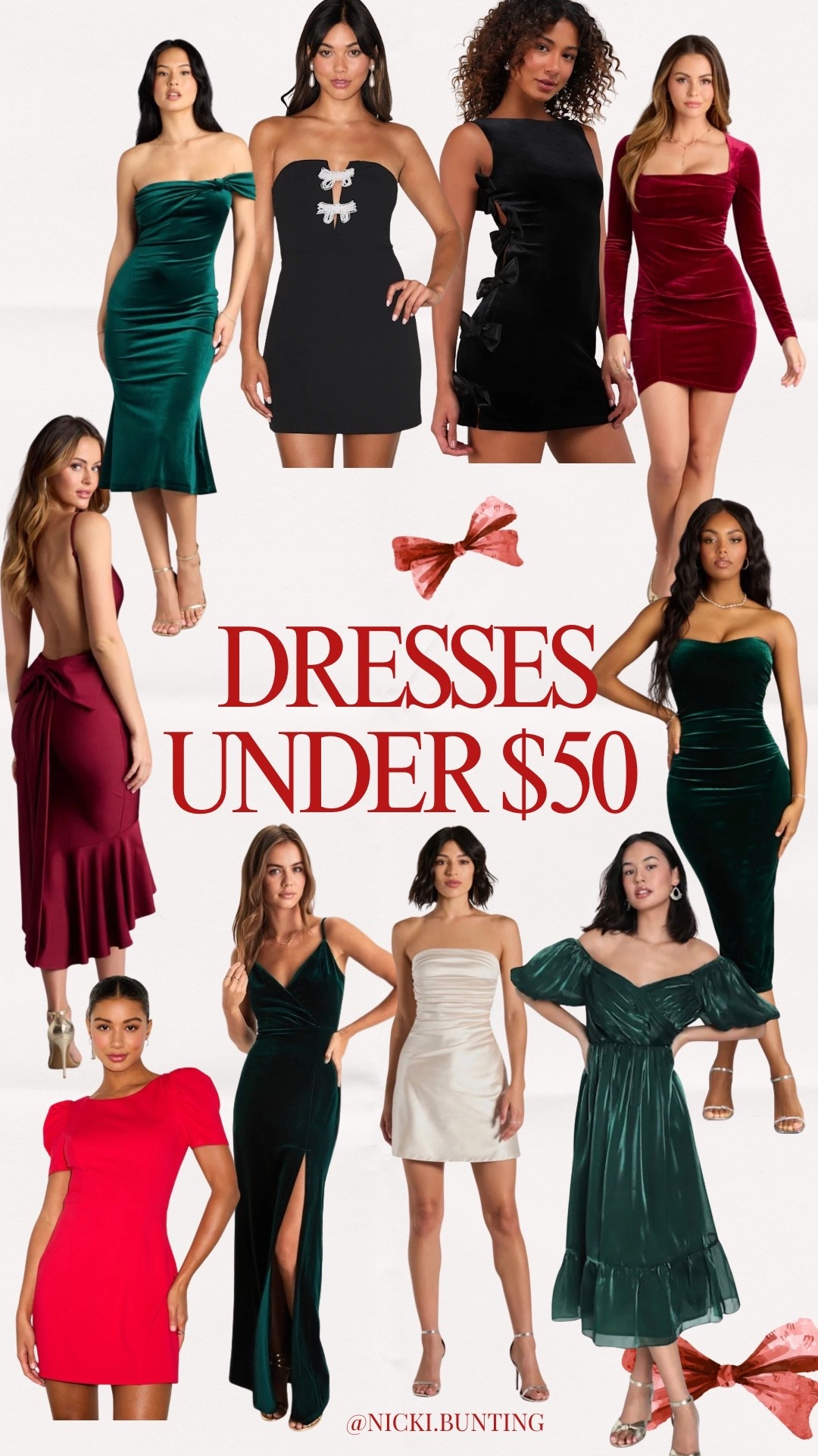 🎁 Holiday party dresses under $50

lulu’s sale- use code FRIDAY

Holiday Shopping
Gift Ideas
Christmas 2025

#LTKFindsUnder50 #LTKSaleAlert #LTKHoliday