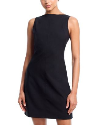 Sleeveless Boat Neck Mini Dress | Bloomingdale's (US)