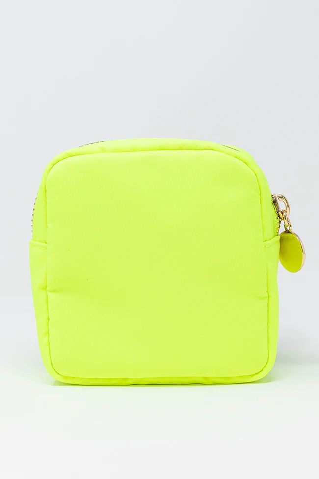 Neon Green Mini Pouch DOORBUSTER | Pink Lily