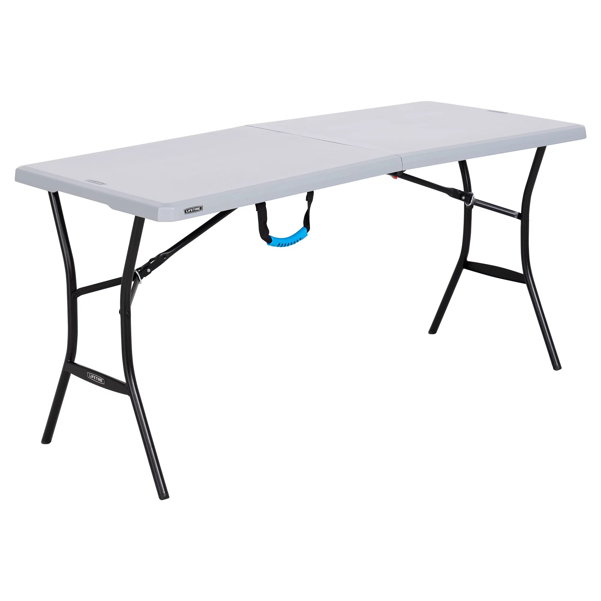 Lifetime 5ft Folding Tailgating Camping and Outdoor Table, Gray, 60.3'' x 25.5'' x 29'' | Walmart (US)