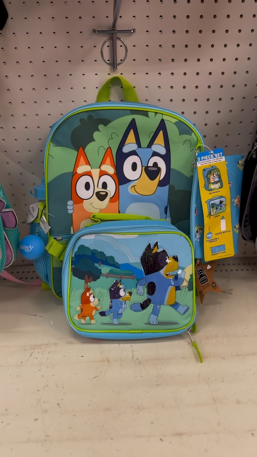 Bluey Girls & Boys Toddler 4 Piece Backpack Set for Kindergarten