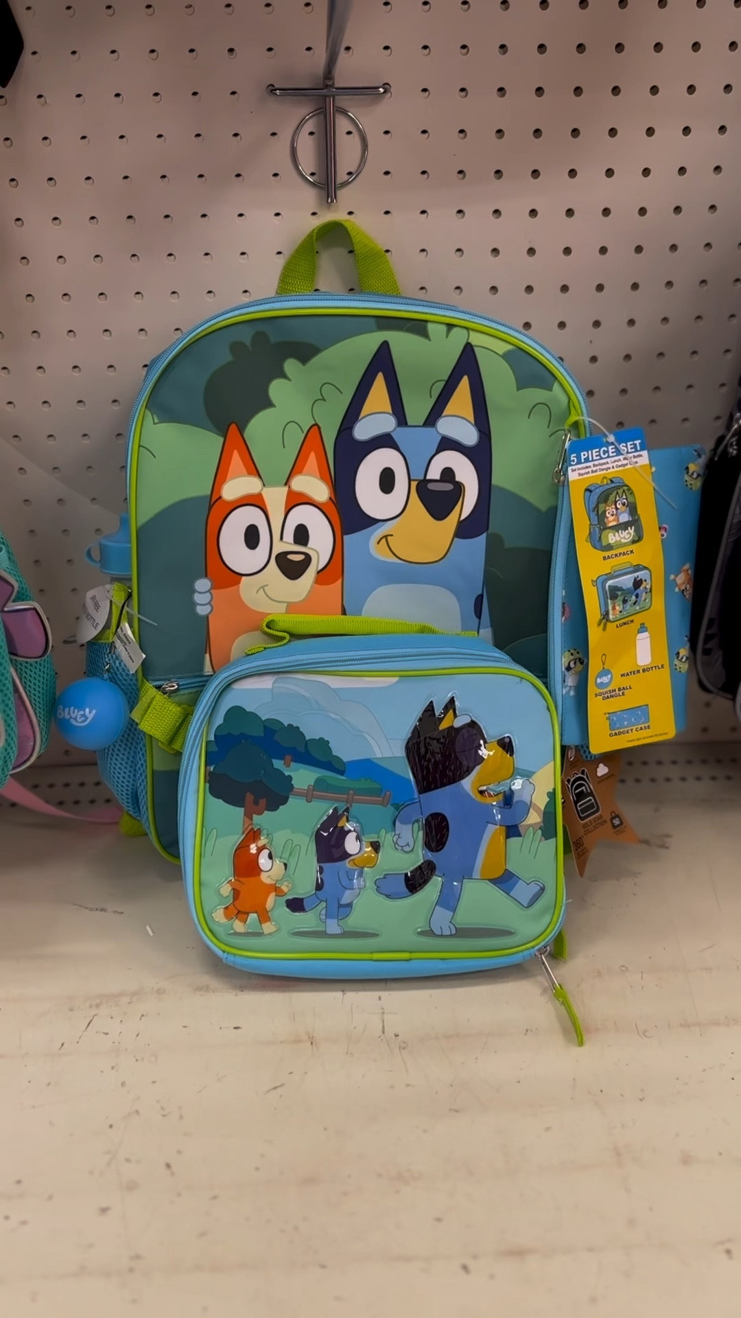 Bluey 14 Kids School Backpack Bag For Toys W/ Raised Character Designs  Multicoloured : Target