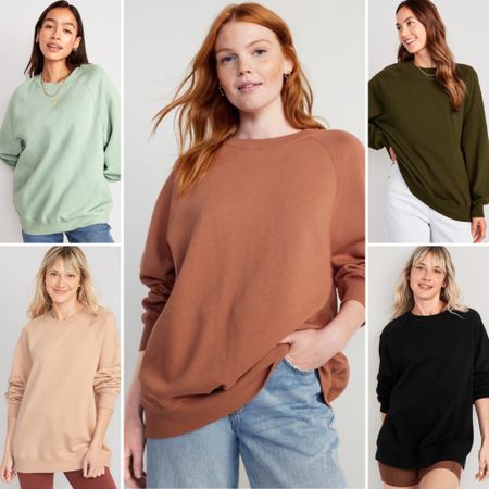THE softest oversized sweatshirt you will ever own. Size up one for a better fit! Own in the camel and grabbing the sage 


#LTKsalealert #LTKfindsunder50 #LTKSeasonal