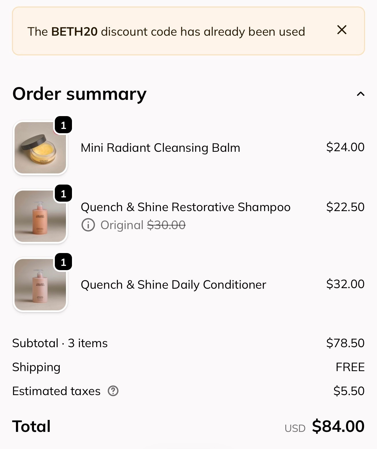 Current COLLEEN order.
Use code Beth20 
@Colleen Rothschild 

#CRPartner 