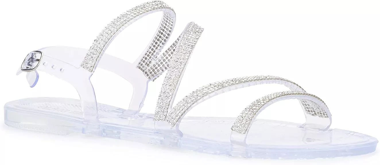 Olivia miller discount rhinestone flip flops