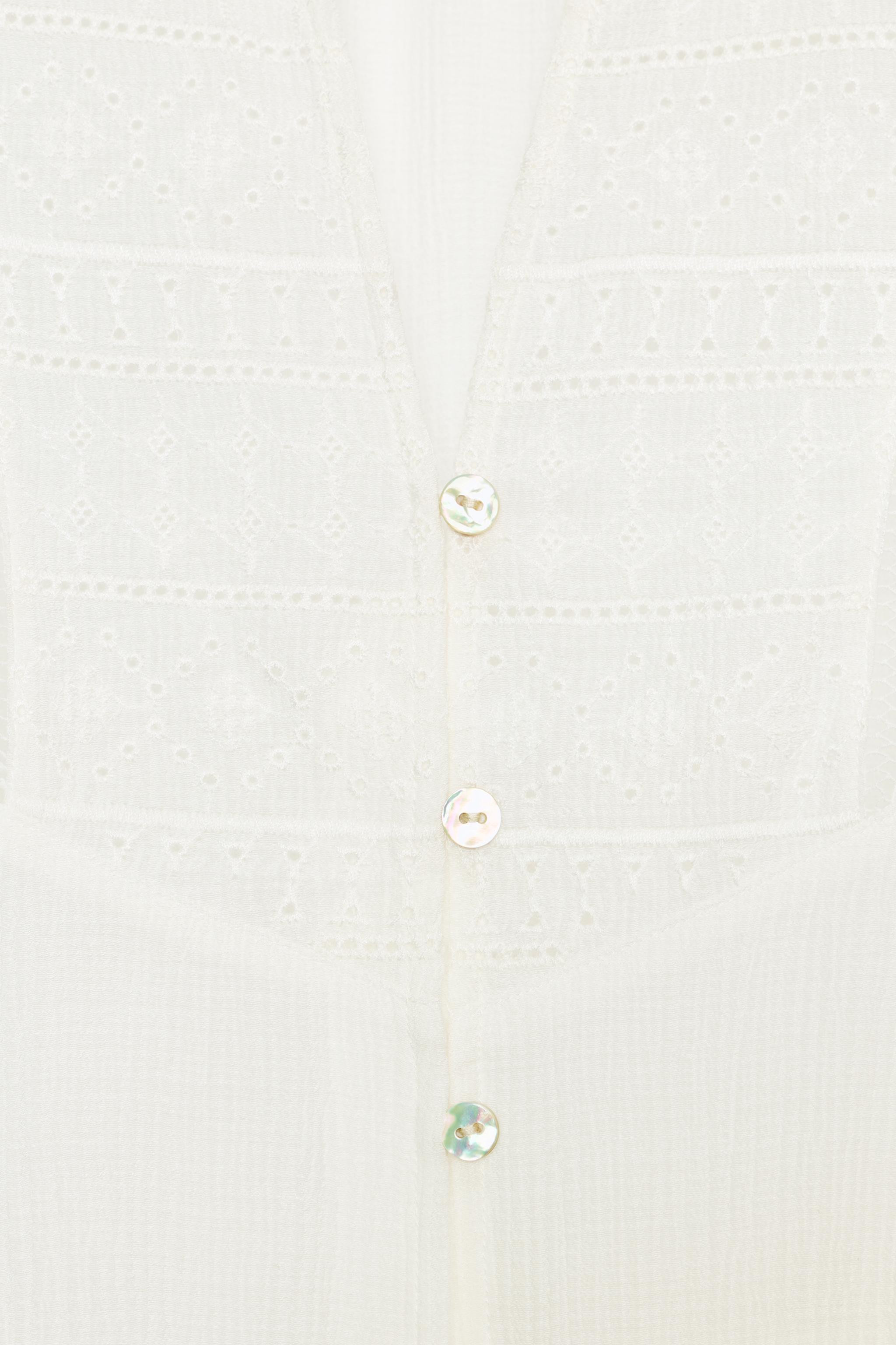 EMBROIDERED RUFFLE TOP | Zara UK