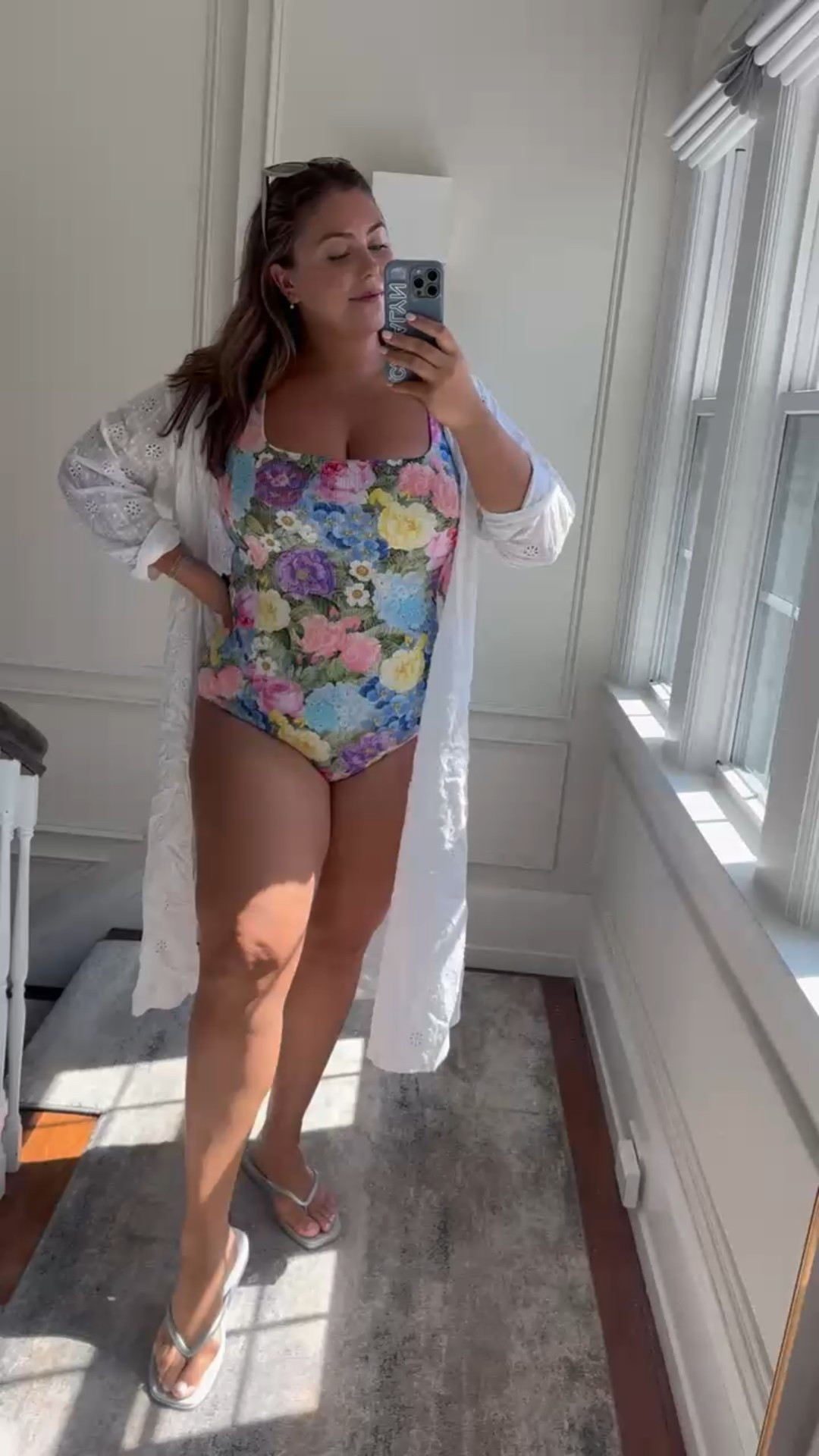 Swimsuit details of the day! Wearing size 2X in swimsuit, 1X in coverup. Use CARALYNM at Cakes Body. 

#LTKPlusSize #LTKSwim #LTKSeasonal