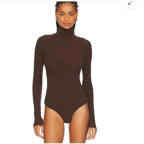 WeWoreWhat Chocolate Turtleneck Bodysuit | Poshmark