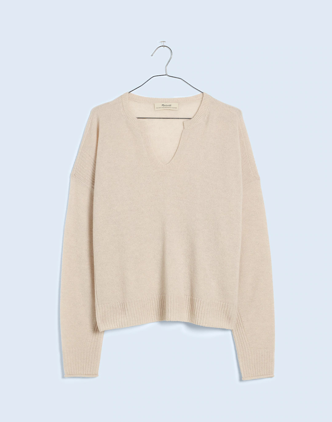 Cashmere V-Neck Sweater | Madewell