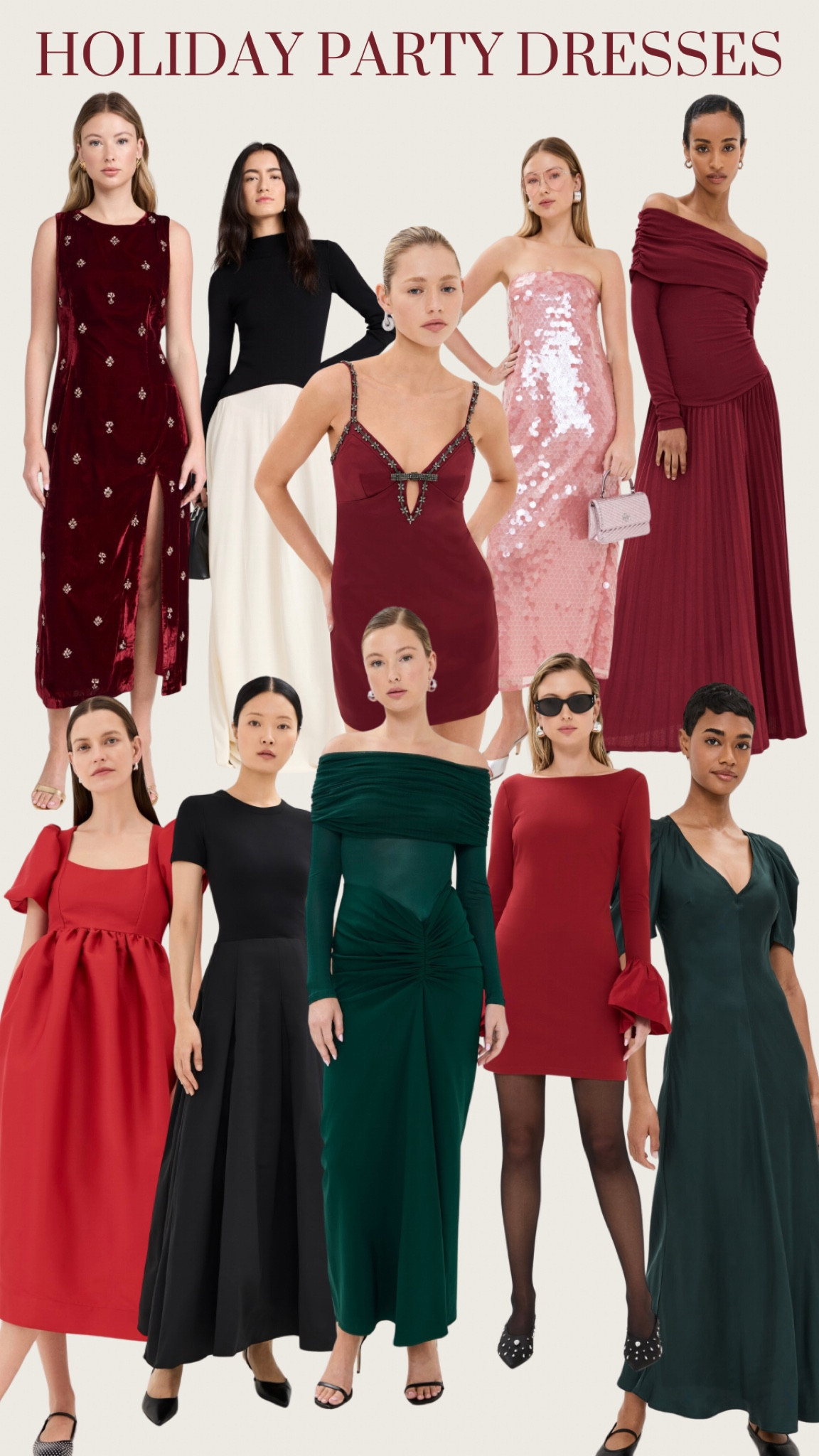 Holiday Party Dress Edit!

#LTKParties #LTKStyleTip #LTKSeasonal