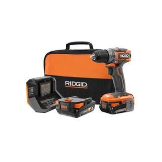 RIDGID 18V Brushless SubCompact Cordless 1/2 in. Drill Driver Kit with (2) 2.0 Ah Battery, Charge... | The Home Depot