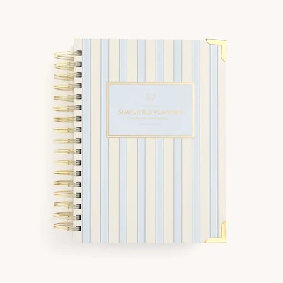 2026 Spiral Daily Simplified Planner - Serene Stripe | Simplified by Emily Ley