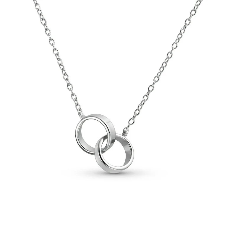 Bling Jewelry Womens Eternal Friendship Pendant Necklace Infinity Interlocking | Walmart (US)