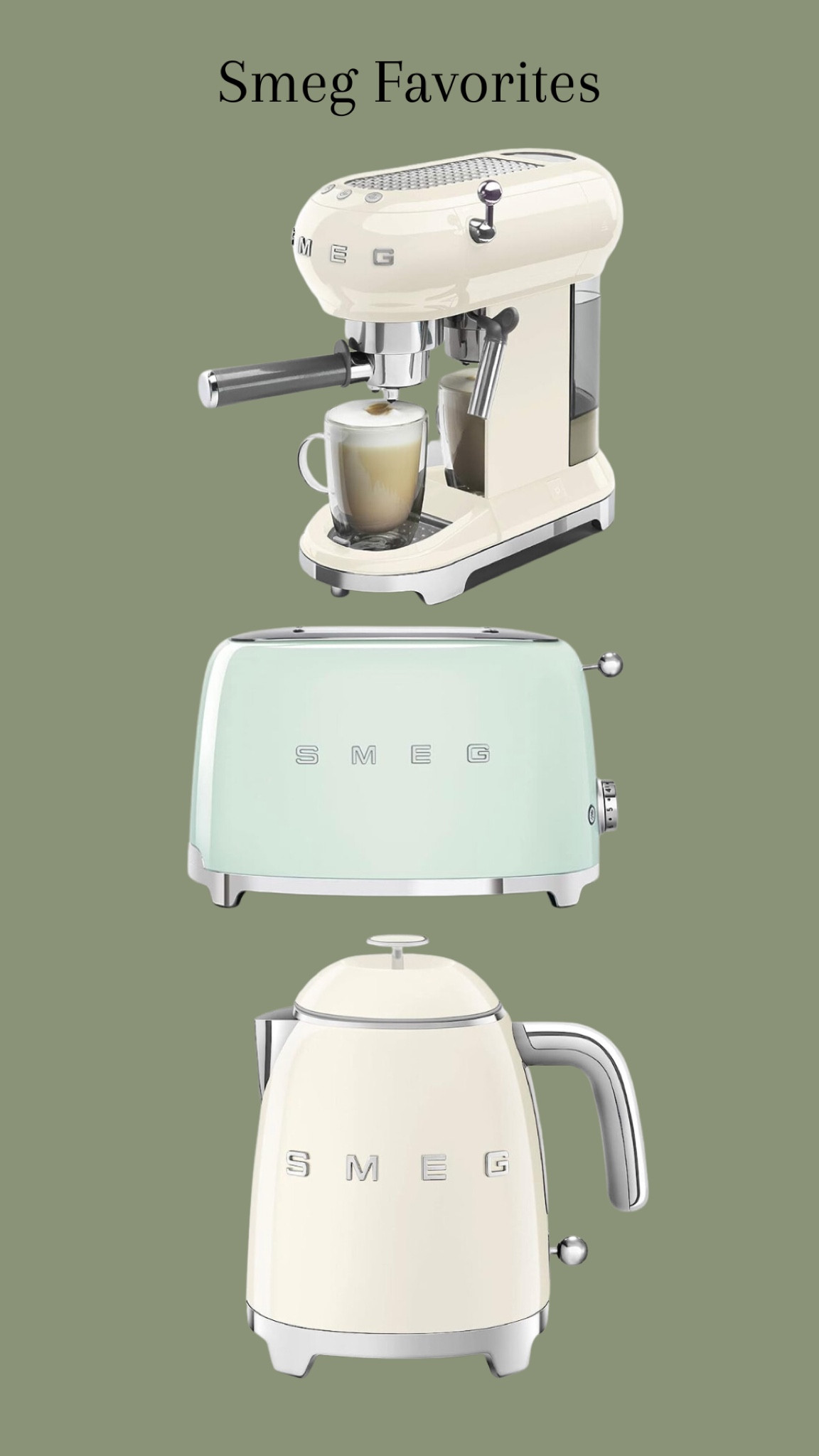 Smeg Favorites #smeg #favorites #kitchen #kitchenappliance #smegkitchen

#LTKstyletip #LTKhome #LTKSeasonal