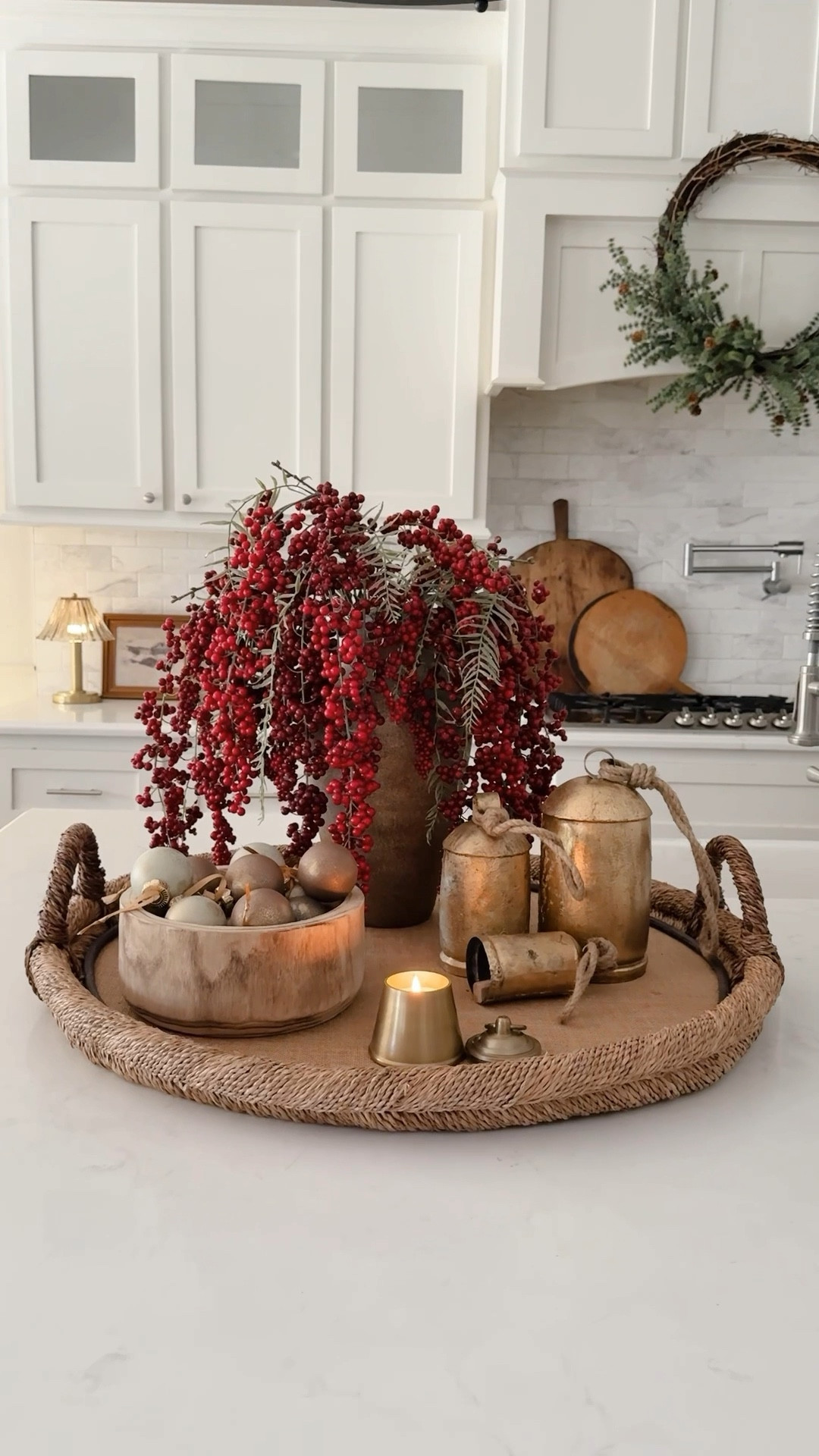 ✨ You won’t believe how easy it is to create this beautiful Christmas kitchen tray decor 😍🎄
############################

#LTKHoliday #LTKSeasonal #LTKHome