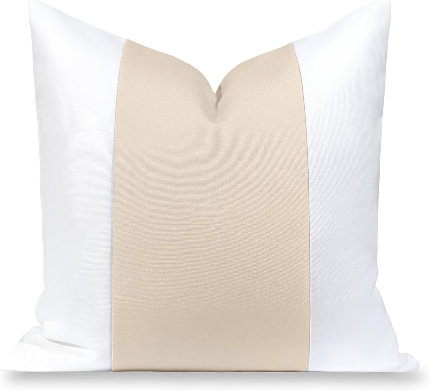 Hofdeco Premium Coastal Hampton Patio Indoor Outdoor Throw Pillow Cover Only, 20"x20" Water Repel... | Amazon (US)