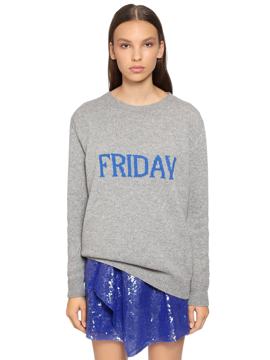 OVERSIZED FRIDAY WOOL & CASHMERE SWEATER | Luisaviaroma