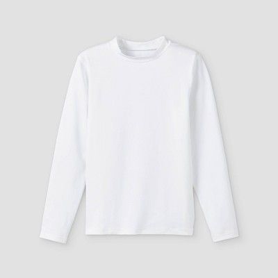Boys' Solid Long Sleeve Rash Guard Swim Shirt - Cat & Jack™ | Target