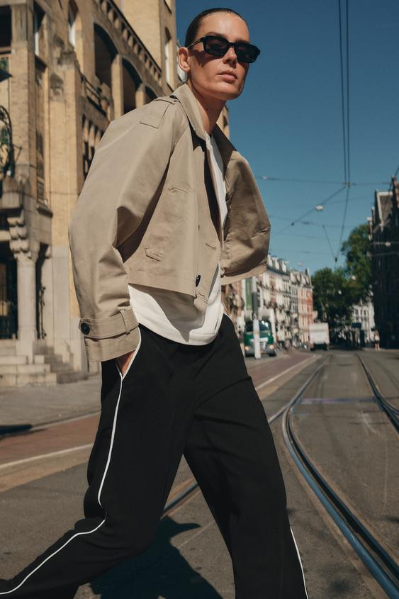 CROPPED WRAP JACKET | Zara US