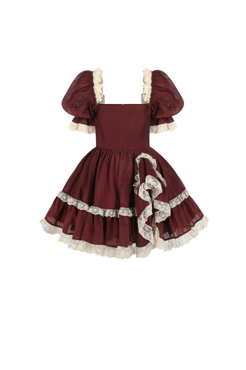 The Bordeaux Martini Dress | Selkie Collection