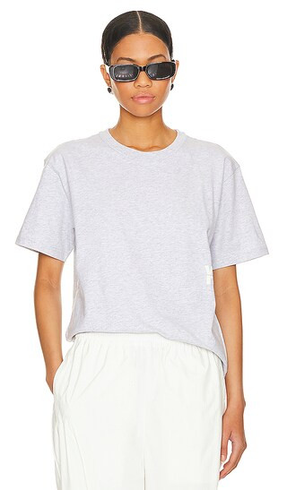 Essential Short Sleeve Tee in Light Heather Grey | Revolve Clothing (Global)
