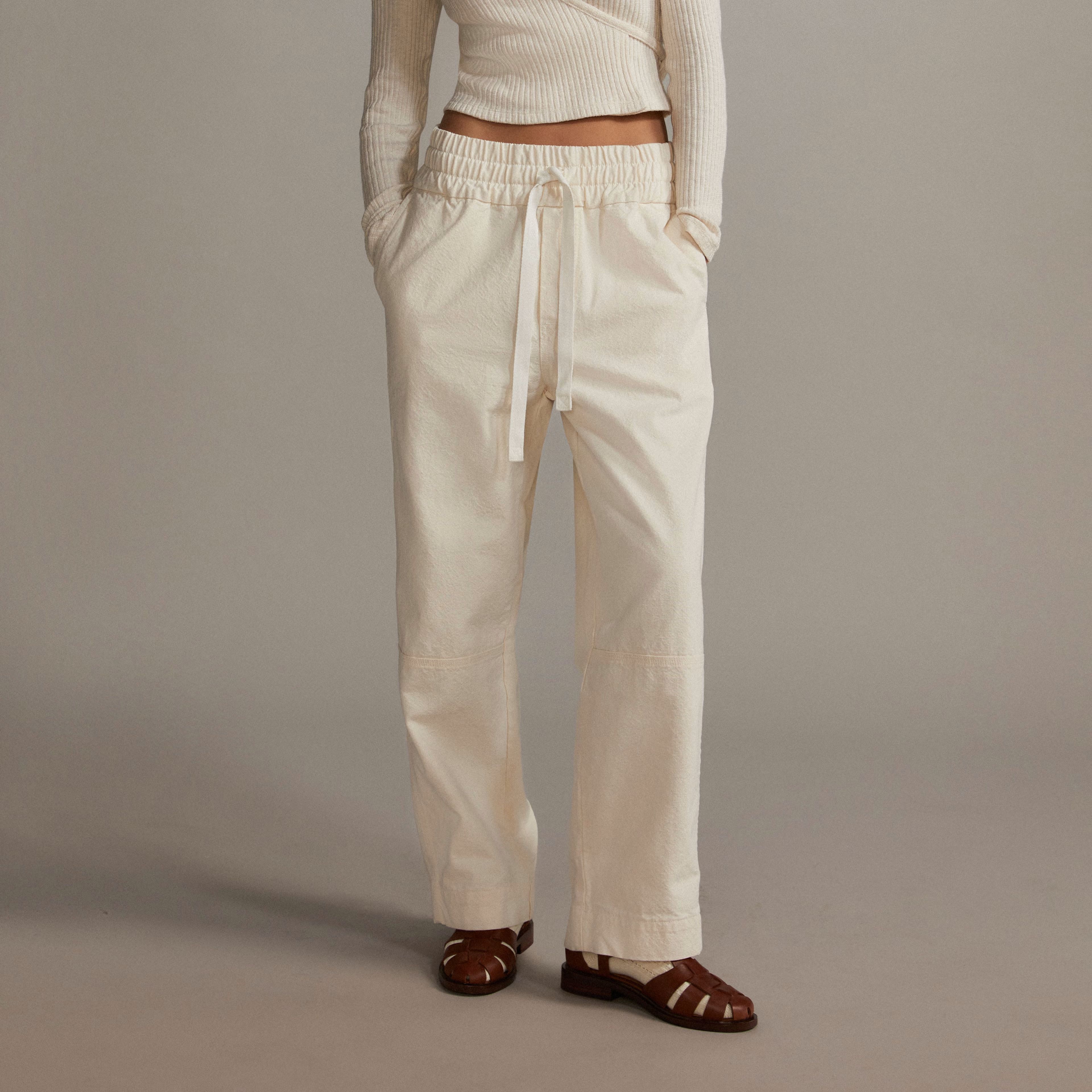 The Canvas Organic Cotton Pull-On Pant | Everlane