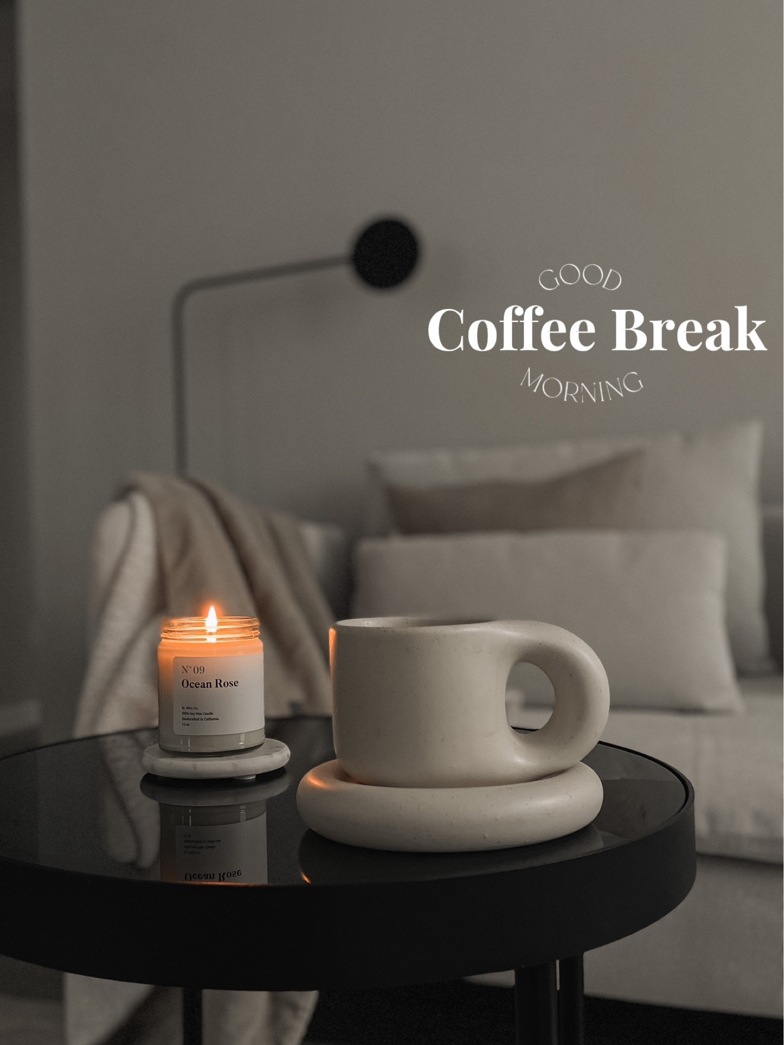 Modern chubby ceramic mug ☕️ and ocean breeze scented candle #homedecor #candle #coffeemug

#LTKunder50 #LTKhome