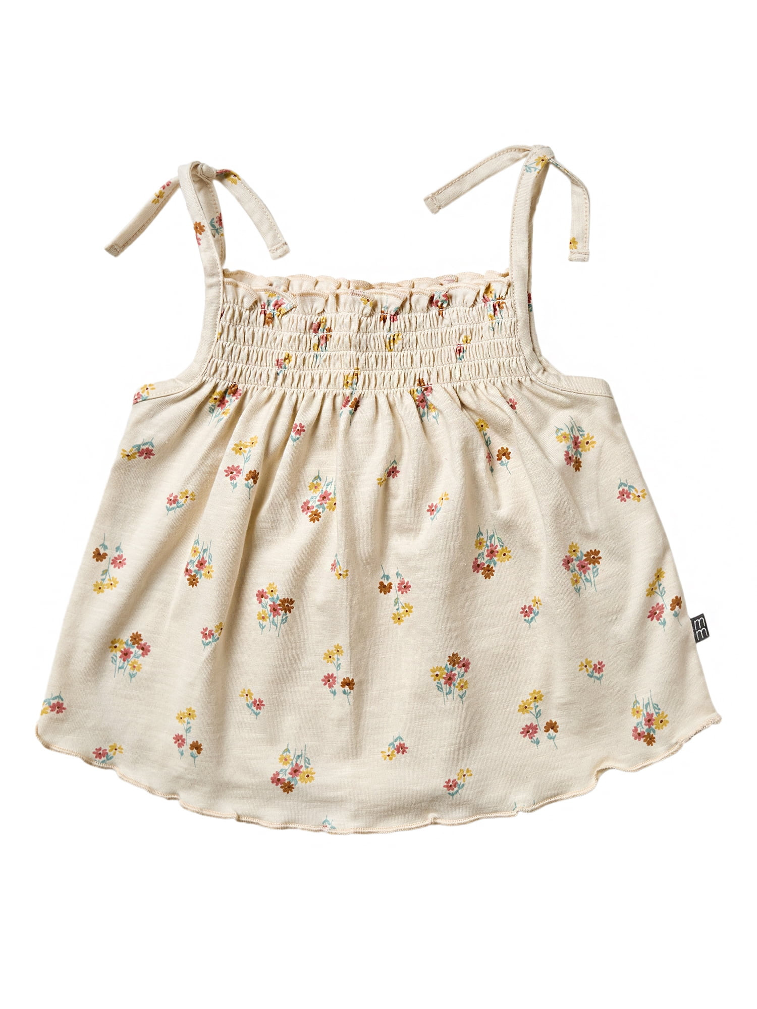 Modern Moments by Gerber Toddler Girl Organic Smocked Sleeveless Top, Sizes 12M-5T | Walmart (US)